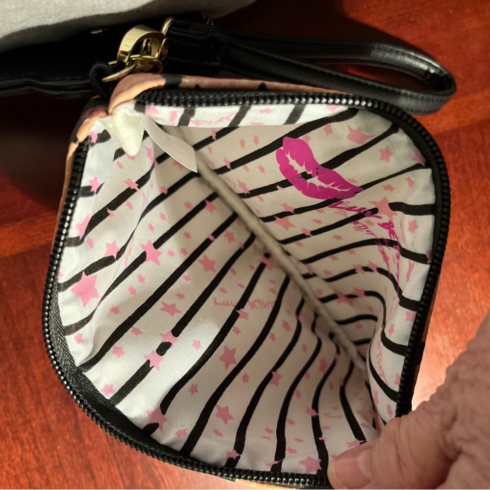 Betsey Johnson Wristlet And Cat Coin Purse - Picture 4 of 8